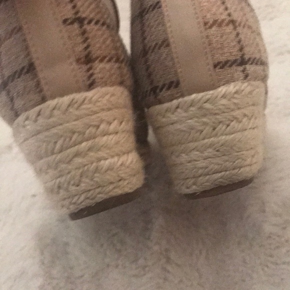 Plaid Ankle Strap Women Shoes - Picture 4 of 8